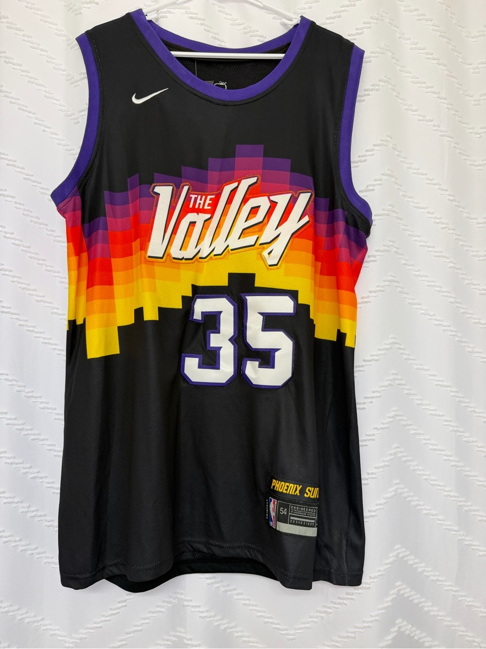 Nike Black Phoenix Suns 'The Valley' Gradient Basketball Jersey #35